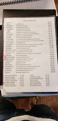 Restaurant Ristorante Tizio e Caio à Ardea (le menu)