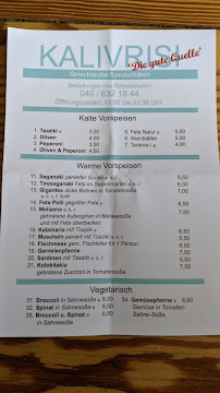 Carte du Kalivrisi à Hamburg