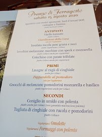 Menu du La Kiuva - Ristorante e Cantina con Cucina Tipica di Arnad à Arnad