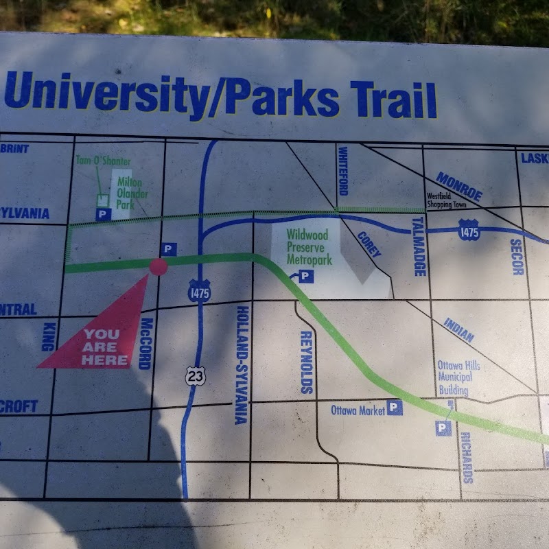 University Parks Trail – McCord Rd parking lot