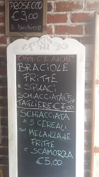 Sandwicherie College Firenze à Florence (le menu)