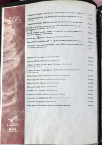 Canto del Ramerino à Florence menu