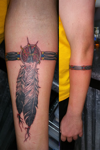 Explore celtic cross tattoo ideas, creative tattoo ideas in Foley, available at Black Sheep Custom Tattoos and Piercings