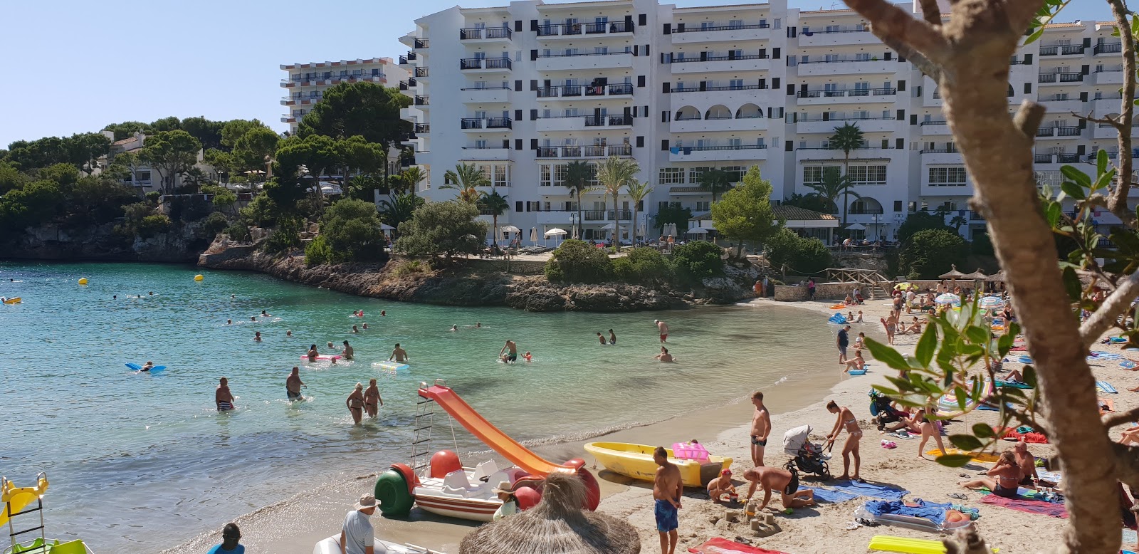 Playa de Cala Ferrera'in fotoğrafı - rahatlamayı sevenler arasında popüler bir yer