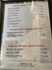 Menu / carte de AL FORTINO pizzeria à Bari