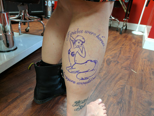 Explore mother and son matching tattoos ideas, creative tattoo ideas in Powell, available at Against All Odds Tattoos and Piercings