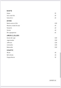 Nozomi sushi wine bar à Capaccio Scalo menu