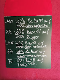 Schnitzel-Kaiser Biergarten à Zingst menu