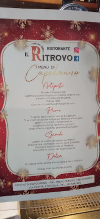 Restaurant Ristorante Il Ritrovo Sestola à Sestola (le menu)