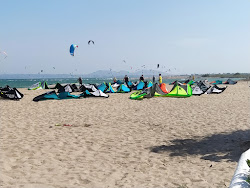 Photo de Platja La Gola del Fluvia avec rivage droit, long