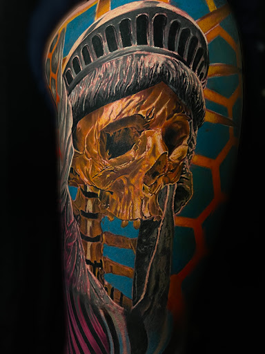 Explore minion tattoo ideas, creative tattoo ideas in Corona, available at Crop Circles Tattoo Studio