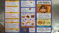 Menu du SAN MARCO PIZZERIA e KEBAB à Bascapè