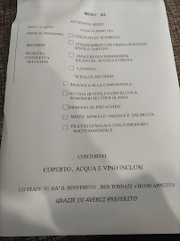 Ristorante La Masseria Di Rossi Francesco à Limatola carte