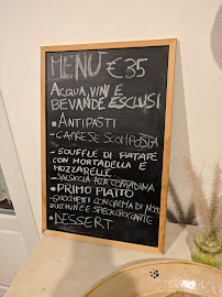 Menu du Villa de Donatis à Casarano