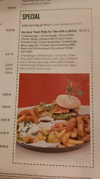 Pub irlandais The Dubliner à Stuttgart - menu / carte