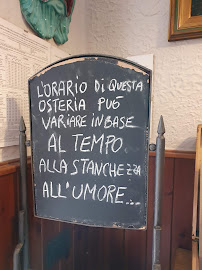 Osteria Colomba à Caprino Veronese menu