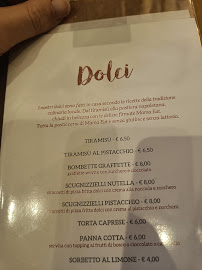 Mama Eat Lab à Rome menu