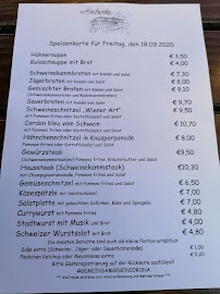 Gasthaus Schenk - Günter und Eva Schenk à Auerbach in der Oberpfalz carte