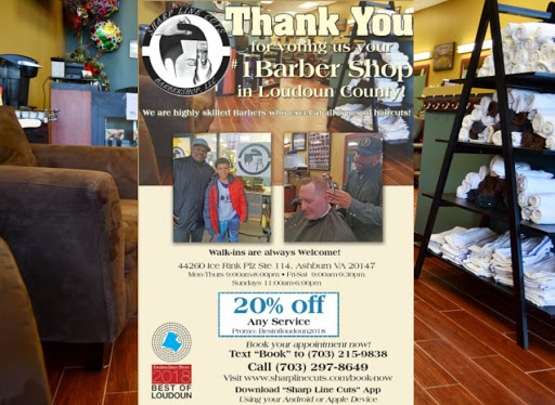 Barber Shop «Sharp Line Cuts Barbershop», reviews and photos, 44260 Ice Rink Plaza, Ashburn, VA 20147, USA