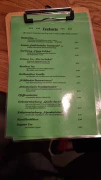 Menu du Neg-Breakfast à Bad Wildbad