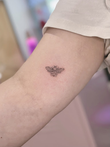 Explore feminine horse tattoo ideas, creative tattoo ideas in Chicago, available at Crispy Aura Fine Line Tattoos