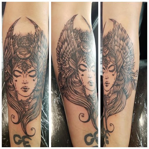 Explore hand wrist tattoo ideas, creative tattoo ideas in Athens, available at United Ink Tattoos and Body Piercings