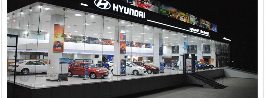 Blue Hyundai Showroom and Service Center, Mysore Road