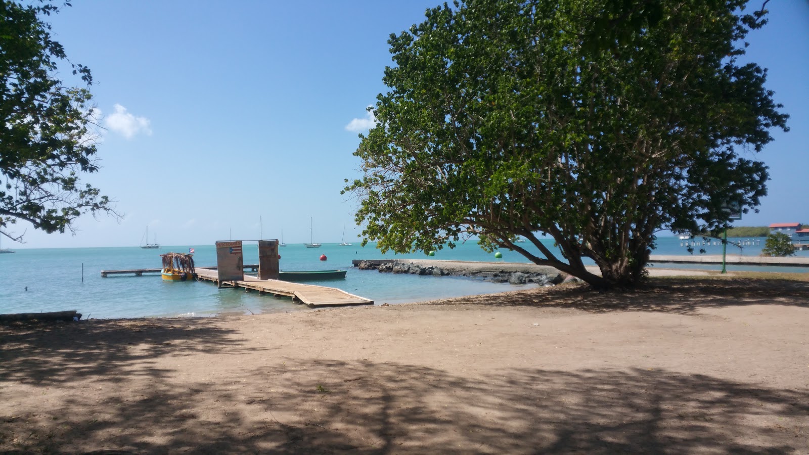 Foto van Playa Boqueron met turquoise puur water oppervlakte