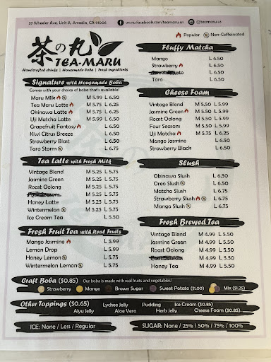 Tea Maru - Housemade Boba