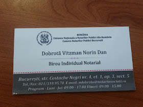 Notar Public Dobrotă Vitzman Norin Dan