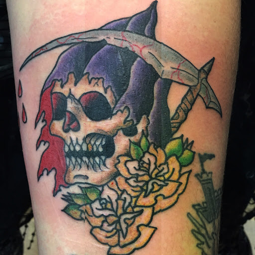 Explore butterfly sleeve tattoo ideas, creative tattoo ideas in Seaford, available at Irish Buddha Tattoo Studio