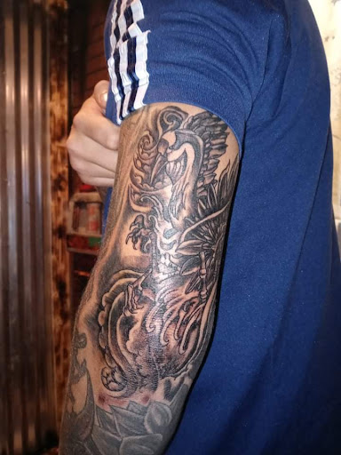 Explore hisoka tattoo ideas, creative tattoo ideas in Muncie, available at Obscura Tattoo shop and Oddity Collective