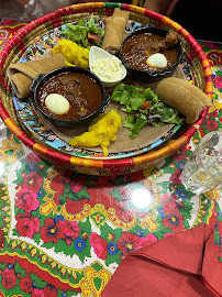 Injera du Restaurant érythréen Restaurant Asmara -ቤት መግቢ ኣስመራ - Spécialités Érythréennes et Éthiopiennes à Lyon - n°3