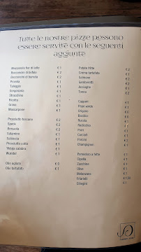 Menu du Ristorante Pizzeria Barberino di Mugello - Ondalunga - à Barberino di Mugello