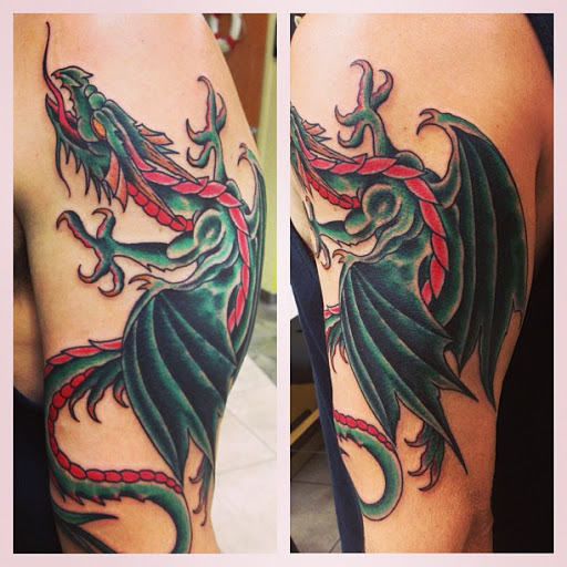 Explore collarbone tattoo ideas men, creative tattoo ideas in Chandler, available at Classic Tattoo