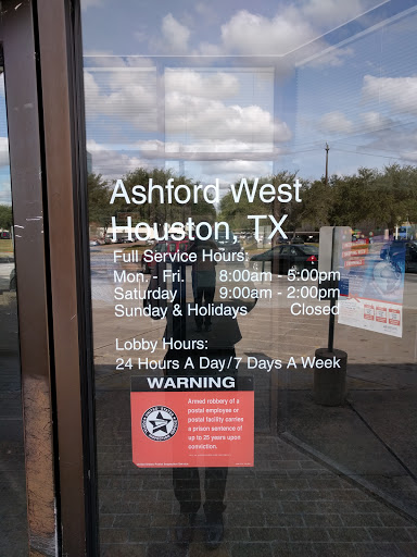 Post Office «United States Postal Service», reviews and photos, 12655 Whittington Dr, Houston, TX 77077, USA