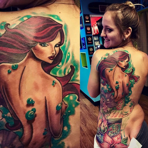 Explore name cover up tattoo ideas male, creative tattoo ideas in Clearwater, available at Kill em All Tattoo, LLC