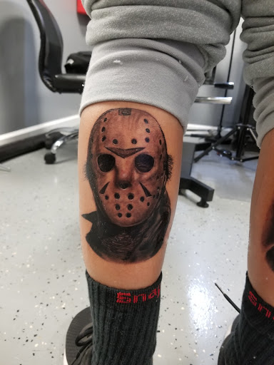 Explore dog tattoo ideas small, creative tattoo ideas in Bakersfield, available at KUSTOM CREATIONS TATTOO & PIERCING STUDIO