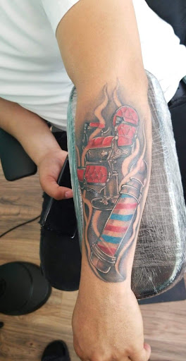 Explore sunrise tattoo ideas, creative tattoo ideas in Trenton, available at Alpha Ink Studio