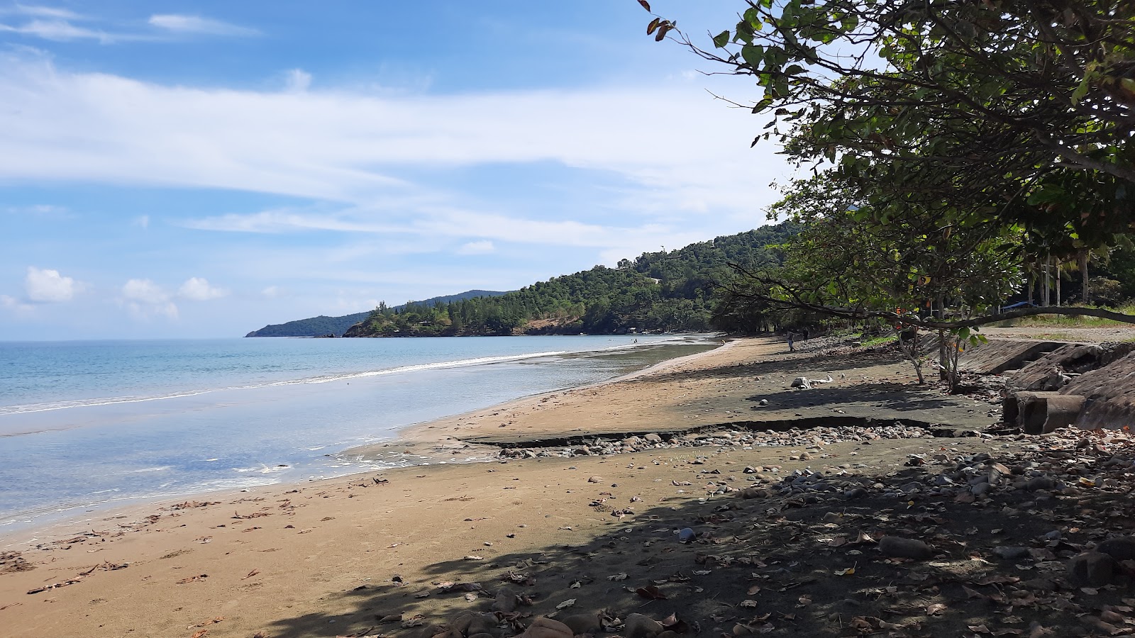 Fotografija Tagkawayan Beach II z dolga ravna obala