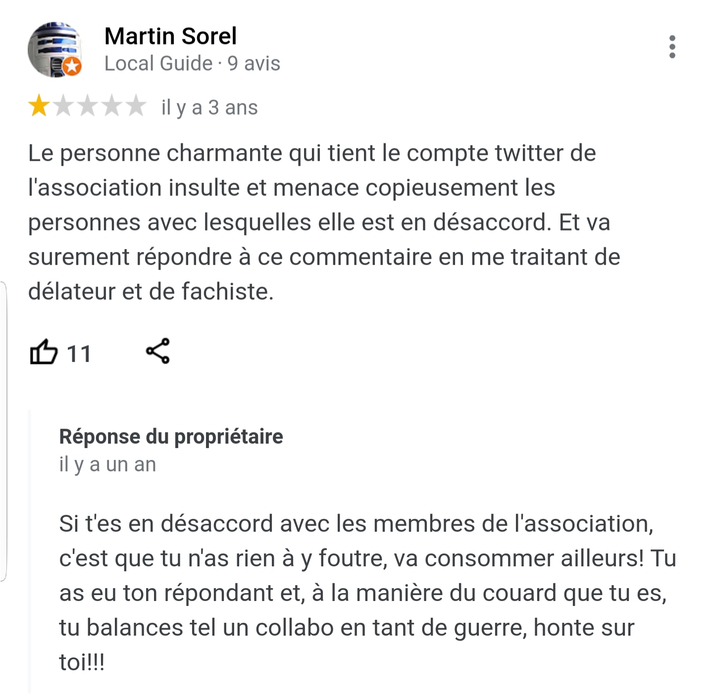 Photo n° 3 de l'avis de Sofian.a fait le 08/09/2021 à 04:46