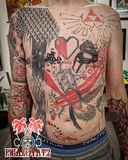 Explore pisces fish tattoo ideas, creative tattoo ideas in Palm Desert, available at Picazo Tattoo Studio