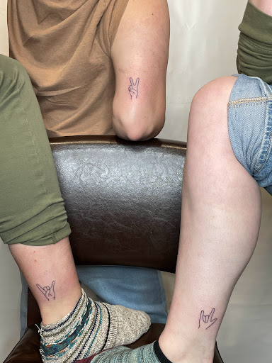 Explore tattoo ideas for anxiety, creative tattoo ideas in Amsterdam, available at Spoken Hand Tattoo