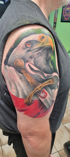 Explore weightlifting tattoos ideas, creative tattoo ideas in Oak Park, available at Ageless Arts Tattoo and Body Piercing