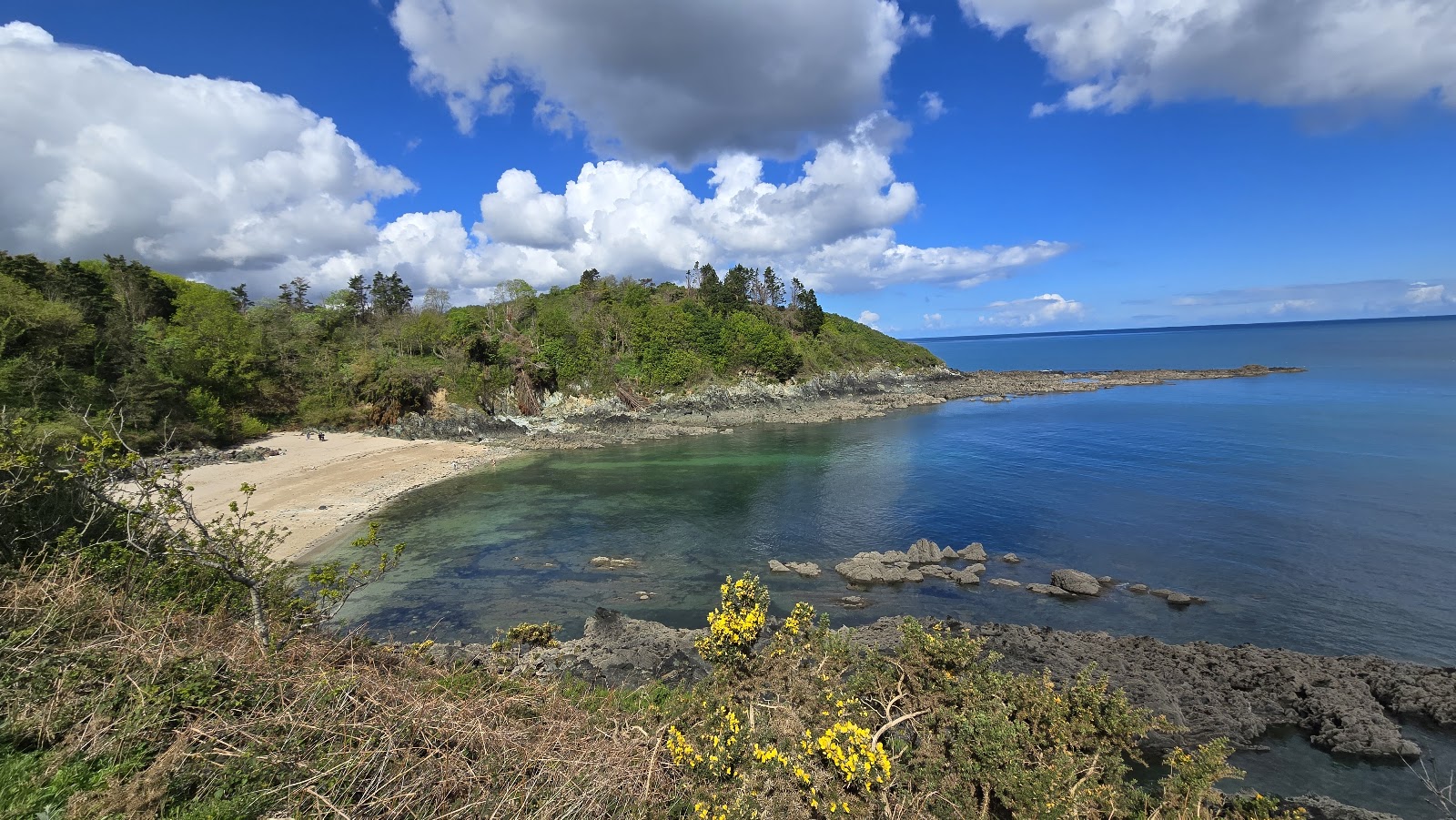 Foto von Plage de Pors Mellec mit sehr sauber Sauberkeitsgrad