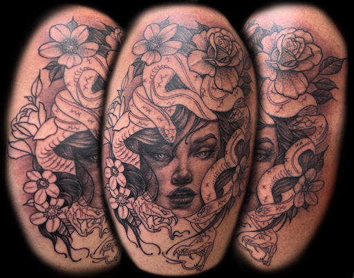 Explore elephant tattoos ideas, creative tattoo ideas in Peckville, available at Silver Fox Tattoos