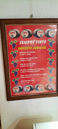 Menu du O Galinha à Almeirim