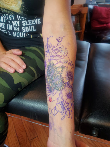 Explore sonic tattoo ideas, creative tattoo ideas in Winchester, available at State of the Art Tattooing