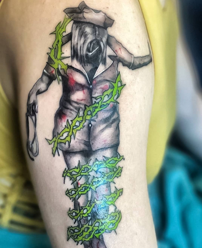 Explore cool anime tattoo ideas, creative tattoo ideas in Vancouver, available at Studio X Tattoos & Piercings