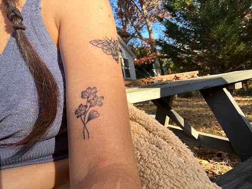 Explore ideas for thigh tattoos, creative tattoo ideas in Asheville, available at Valentine Tattoo & Piercing